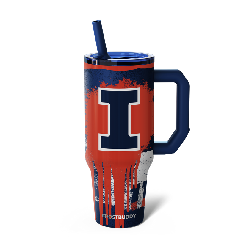 Thicc Buddy 40oz | Illinois Fighting Illini | Drip