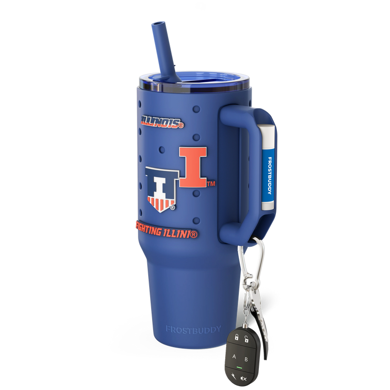 Thicc Buddy 40oz | Illinois Fighting Illini | Skin + Budz Bundle