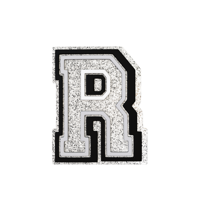 Budz | Silver Letter R